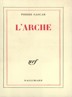 cover image of L'Arche